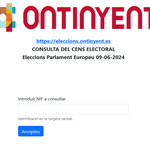 Ontinyent habilita una web per consultar el cens electoral 